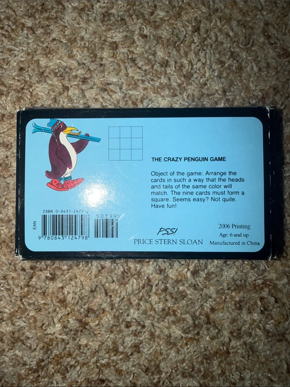 Vintage The Crazy Penguin Game Price Stern Slone Educational